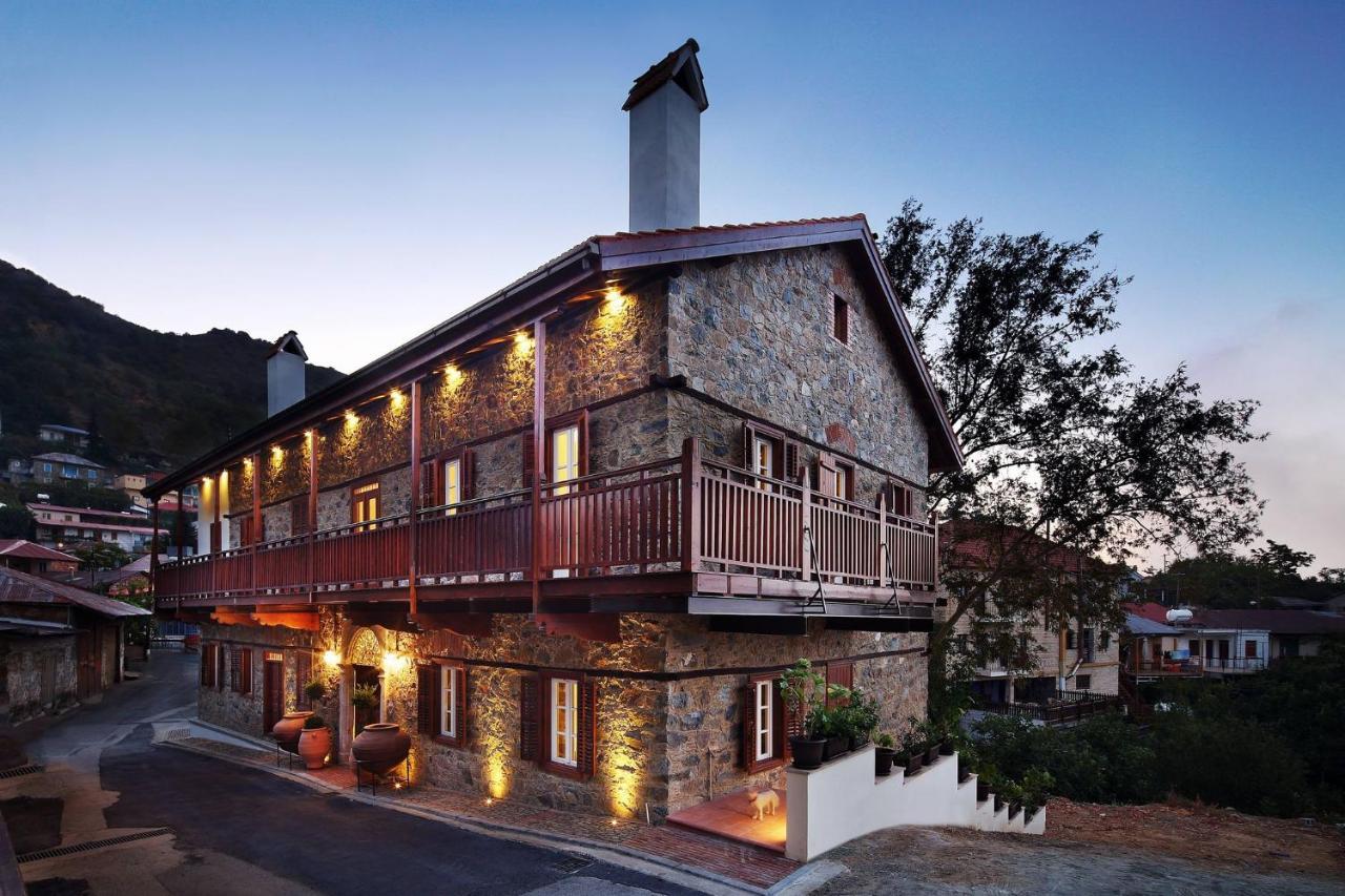 Aristotelio Boutique Hotel Pedhoulas Buitenkant foto